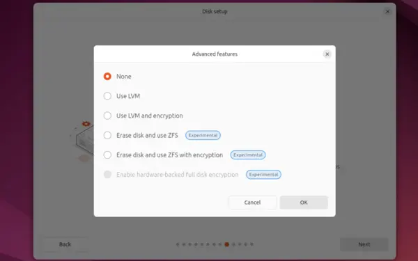 Disk encryption with Ubuntu