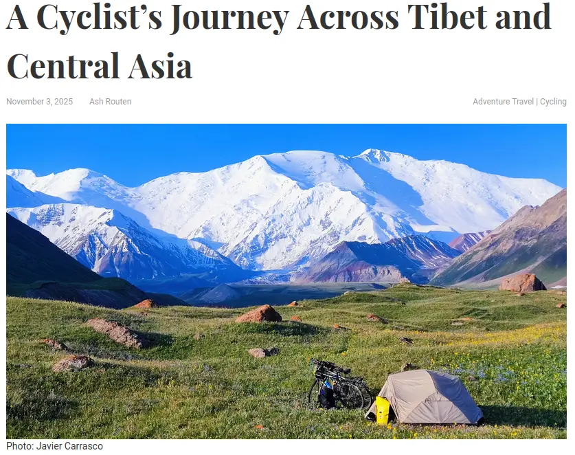 A Cyclist's Journey Across Tibet and Central Asia