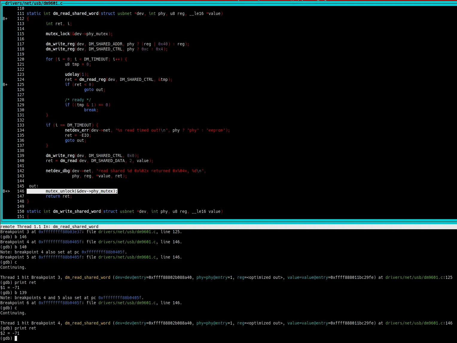 unasigned variable