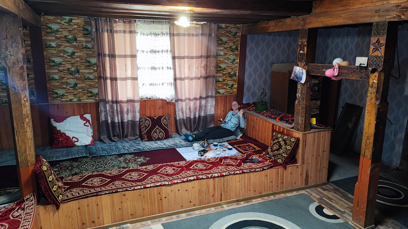 Inside the homestay in Ghudara