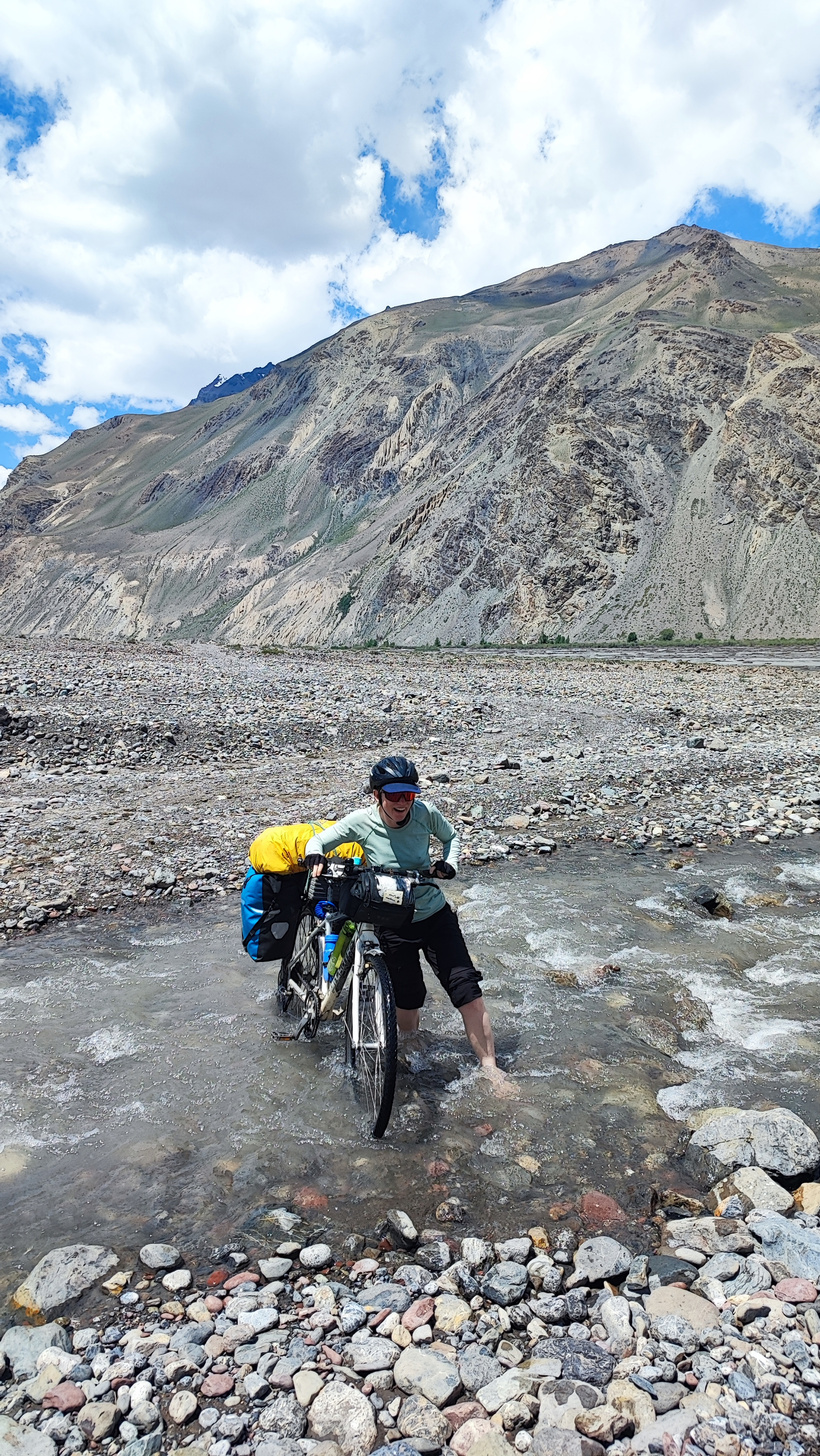 Crossing a cold river