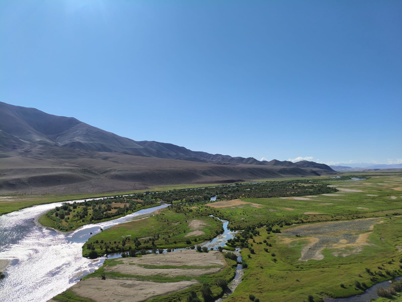 A view of the alternative route